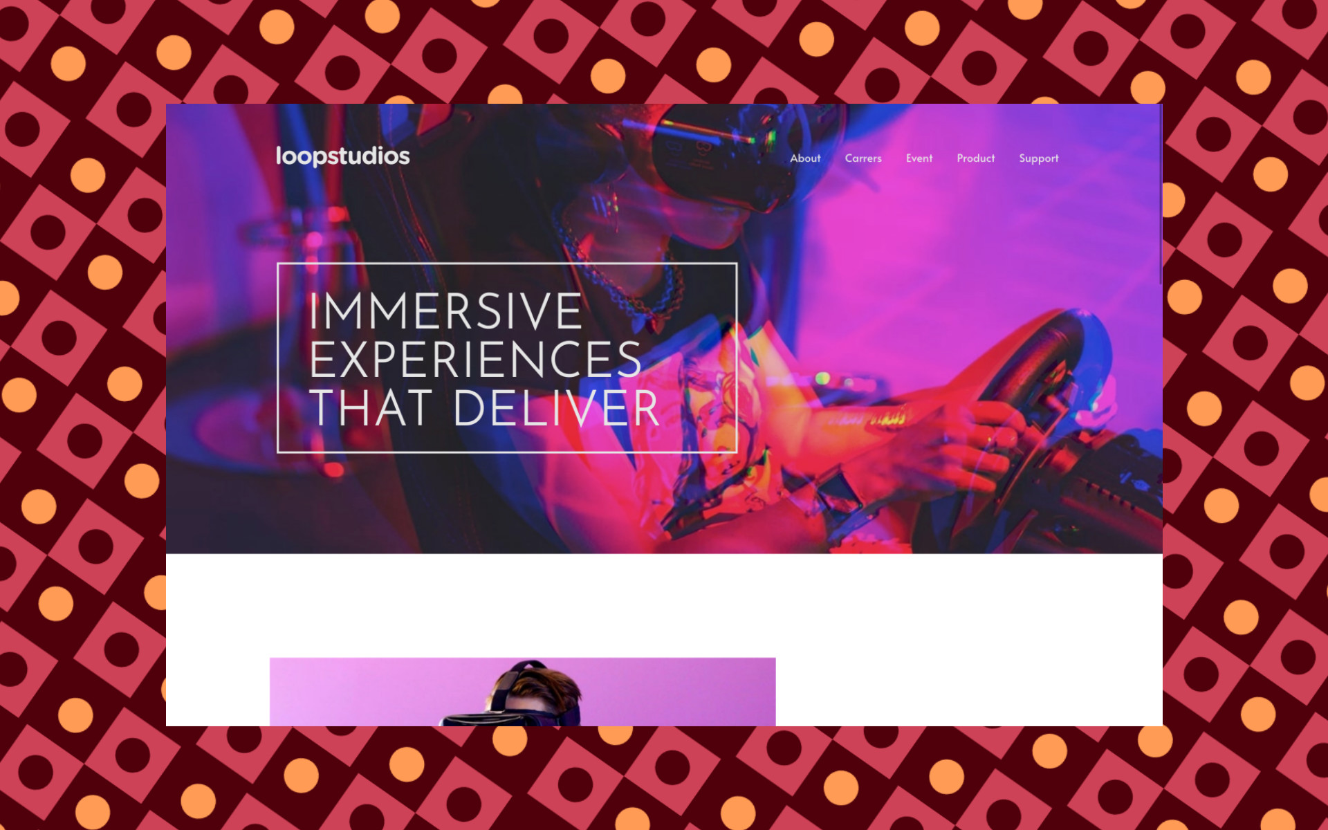 Loopstudios Landing Page